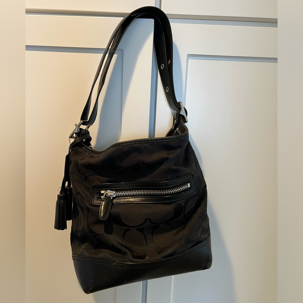 Black coach purse